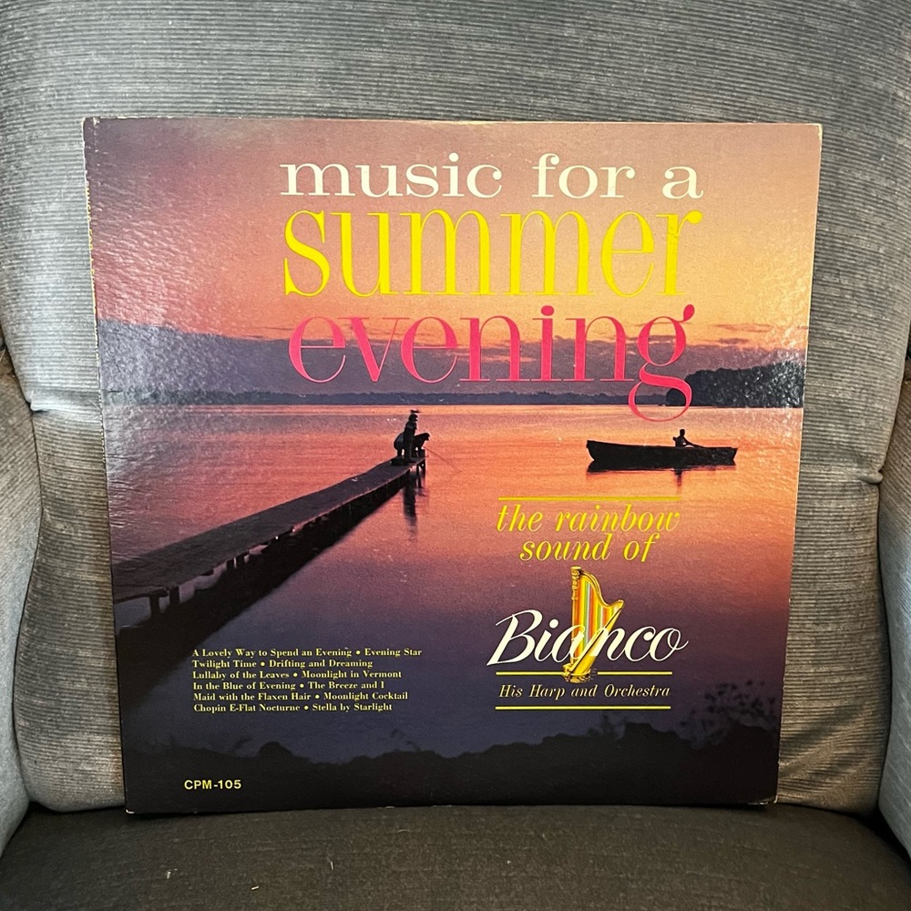 “Music For A Summer Evening: The Rainbow of Sound Bianco And Orchestra” Vinyl